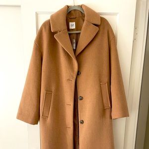GAP over coat - Camel NWT, small/tall